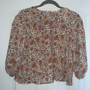 Francesca’s NWT floral blouse